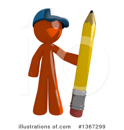 Royalty-Free (RF) Mail Man Clipart Illustration by Leo Blanchette - Stock Sample #1367299