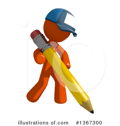 Royalty-Free (RF) Mail Man Clipart Illustration by Leo Blanchette - Stock Sample #1367300