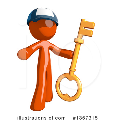 Royalty-Free (RF) Mail Man Clipart Illustration by Leo Blanchette - Stock Sample #1367315