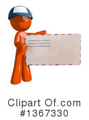 Mail Man Clipart #1367330 by Leo Blanchette
