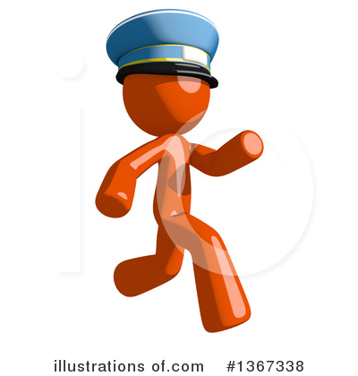 Royalty-Free (RF) Mail Man Clipart Illustration by Leo Blanchette - Stock Sample #1367338