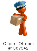 Mail Man Clipart #1367342 by Leo Blanchette
