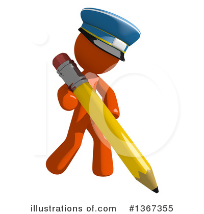Mail Man Clipart #1367355 by Leo Blanchette