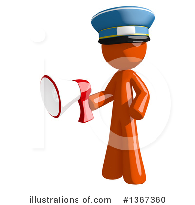 Royalty-Free (RF) Mail Man Clipart Illustration by Leo Blanchette - Stock Sample #1367360
