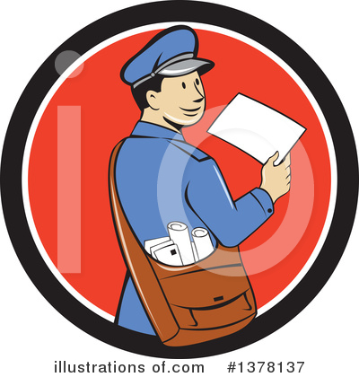 Postman Clipart #1180303 - Illustration by Prawny Vintage