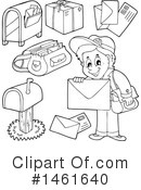 Mail Man Clipart #1461640 by visekart