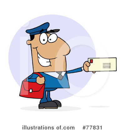 Mail Man Clipart #77831 by Hit Toon