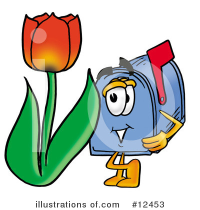 Royalty-Free (RF) Mailbox Character Clipart Illustration by Mascot Junction - Stock Sample #12453