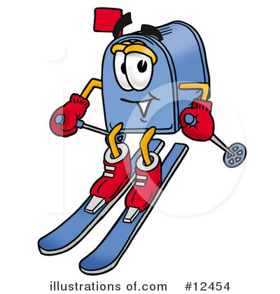 Royalty-Free (RF) Mailbox Character Clipart Illustration by Mascot Junction - Stock Sample #12454