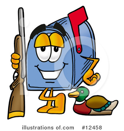 Royalty-Free (RF) Mailbox Character Clipart Illustration by Mascot Junction - Stock Sample #12458