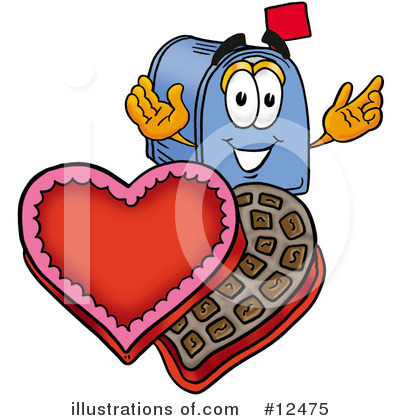 Royalty-Free (RF) Mailbox Character Clipart Illustration by Mascot Junction - Stock Sample #12475