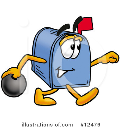 Royalty-Free (RF) Mailbox Character Clipart Illustration by Mascot Junction - Stock Sample #12476