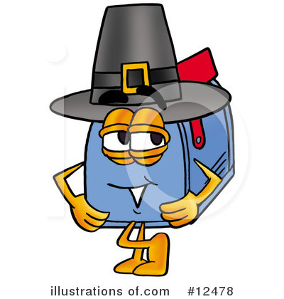 Royalty-Free (RF) Mailbox Character Clipart Illustration by Mascot Junction - Stock Sample #12478