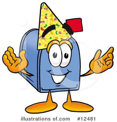 Royalty-Free (RF) Mailbox Character Clipart Illustration by Mascot Junction - Stock Sample #12481