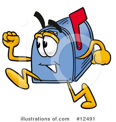 Royalty-Free (RF) Mailbox Character Clipart Illustration by Mascot Junction - Stock Sample #12491