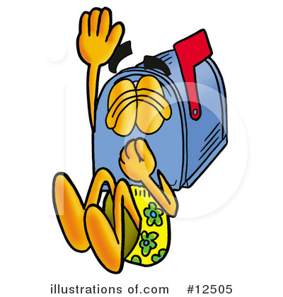 Royalty-Free (RF) Mailbox Character Clipart Illustration by Mascot Junction - Stock Sample #12505