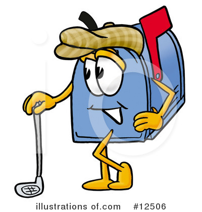 Royalty-Free (RF) Mailbox Character Clipart Illustration by Mascot Junction - Stock Sample #12506