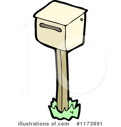 Royalty-Free (RF) Mailbox Clipart Illustration by lineartestpilot - Stock Sample #1173891