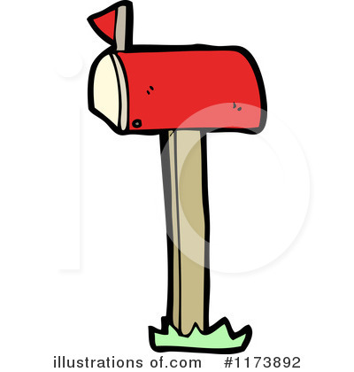 Royalty-Free (RF) Mailbox Clipart Illustration by lineartestpilot - Stock Sample #1173892