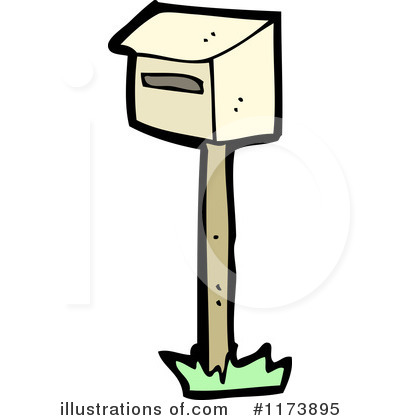 Royalty-Free (RF) Mailbox Clipart Illustration by lineartestpilot - Stock Sample #1173895