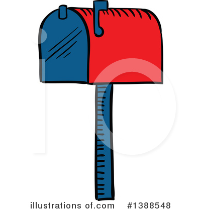 Royalty-Free (RF) Mailbox Clipart Illustration by Vector Tradition SM - Stock Sample #1388548