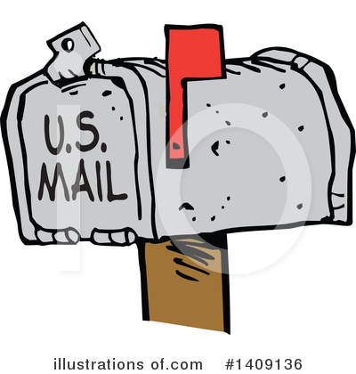 Royalty-Free (RF) Mailbox Clipart Illustration by Johnny Sajem - Stock Sample #1409136