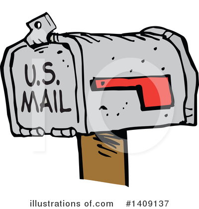 Royalty-Free (RF) Mailbox Clipart Illustration by Johnny Sajem - Stock Sample #1409137