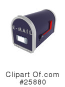Mailbox Clipart #25880 by KJ Pargeter