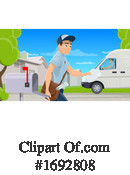 Mailman Clipart #1692808 by Vector Tradition SM