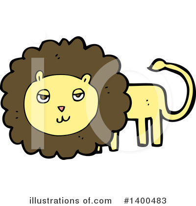 Royalty-Free (RF) Male Lion Clipart Illustration by lineartestpilot - Stock Sample #1400483