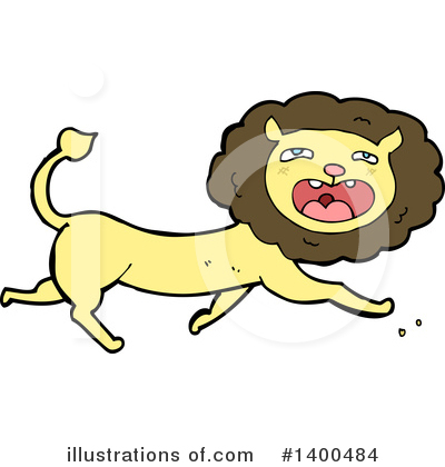 Royalty-Free (RF) Male Lion Clipart Illustration by lineartestpilot - Stock Sample #1400484