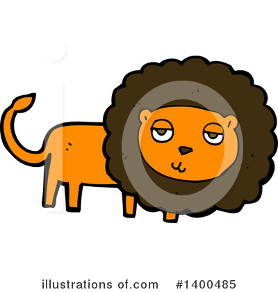 Royalty-Free (RF) Male Lion Clipart Illustration by lineartestpilot - Stock Sample #1400485