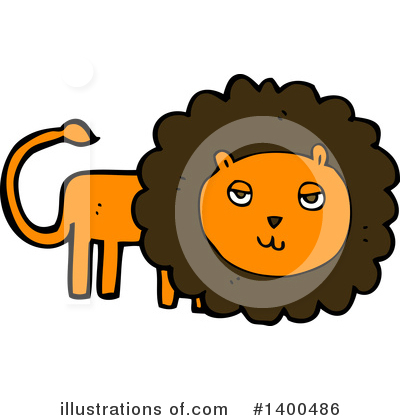Royalty-Free (RF) Male Lion Clipart Illustration by lineartestpilot - Stock Sample #1400486