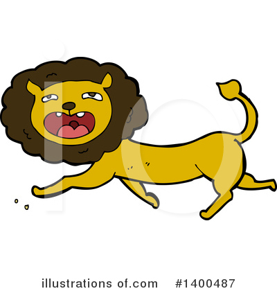 Royalty-Free (RF) Male Lion Clipart Illustration by lineartestpilot - Stock Sample #1400487