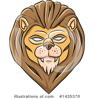 Royalty-Free (RF) Male Lion Clipart Illustration by cidepix - Stock Sample #1435370