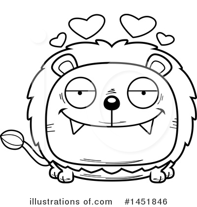Royalty-Free (RF) Male Lion Clipart Illustration by Cory Thoman - Stock Sample #1451846