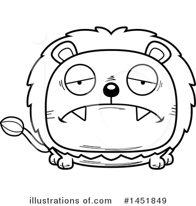 Royalty-Free (RF) Male Lion Clipart Illustration by Cory Thoman - Stock Sample #1451849