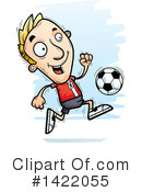 Male Soccer Player Clipart #1422055 by Cory Thoman