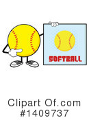 Male Softball Clipart #1409737 by Hit Toon
