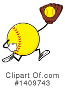 Male Softball Clipart #1409743 by Hit Toon