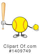 Male Softball Clipart #1409749 by Hit Toon
