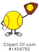 Male Softball Clipart #1409752 by Hit Toon