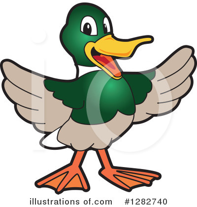 Mallard Clipart #1282740 by Mascot Junction