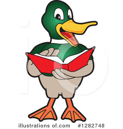 Royalty-Free (RF) Mallard Duck Clipart Illustration by Mascot Junction - Stock Sample #1282748