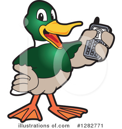 Royalty-Free (RF) Mallard Duck Clipart Illustration by Mascot Junction - Stock Sample #1282771