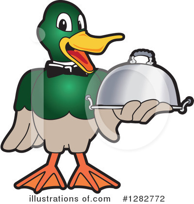 Royalty-Free (RF) Mallard Duck Clipart Illustration by Mascot Junction - Stock Sample #1282772