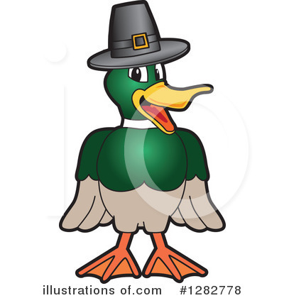 Royalty-Free (RF) Mallard Duck Clipart Illustration by Mascot Junction - Stock Sample #1282778