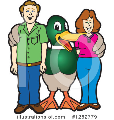 Royalty-Free (RF) Mallard Duck Clipart Illustration by Mascot Junction - Stock Sample #1282779