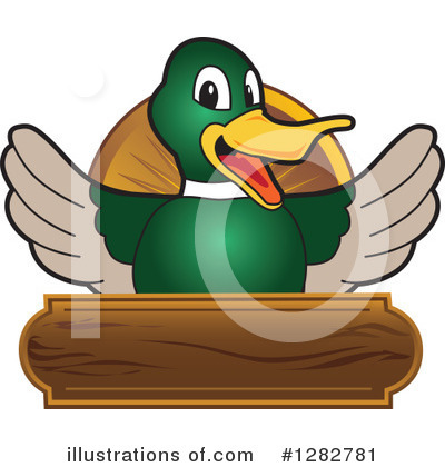 Mallard Clipart #1282781 by Mascot Junction