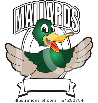 Royalty-Free (RF) Mallard Duck Clipart Illustration by Mascot Junction - Stock Sample #1282784